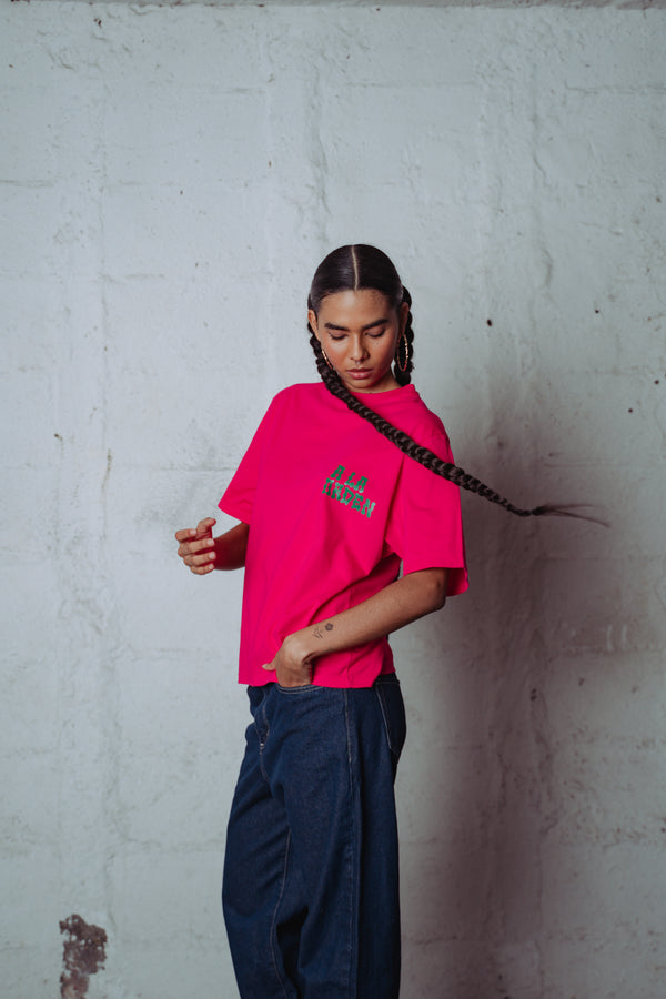 Camiseta Boxy Amanecida Watermelon