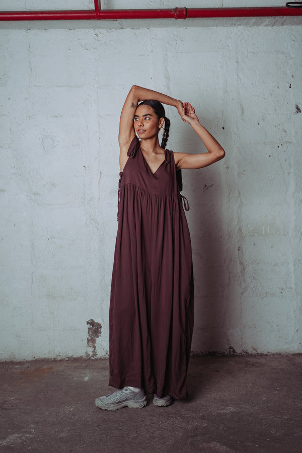 Jumpsuit Flowy Chocolate